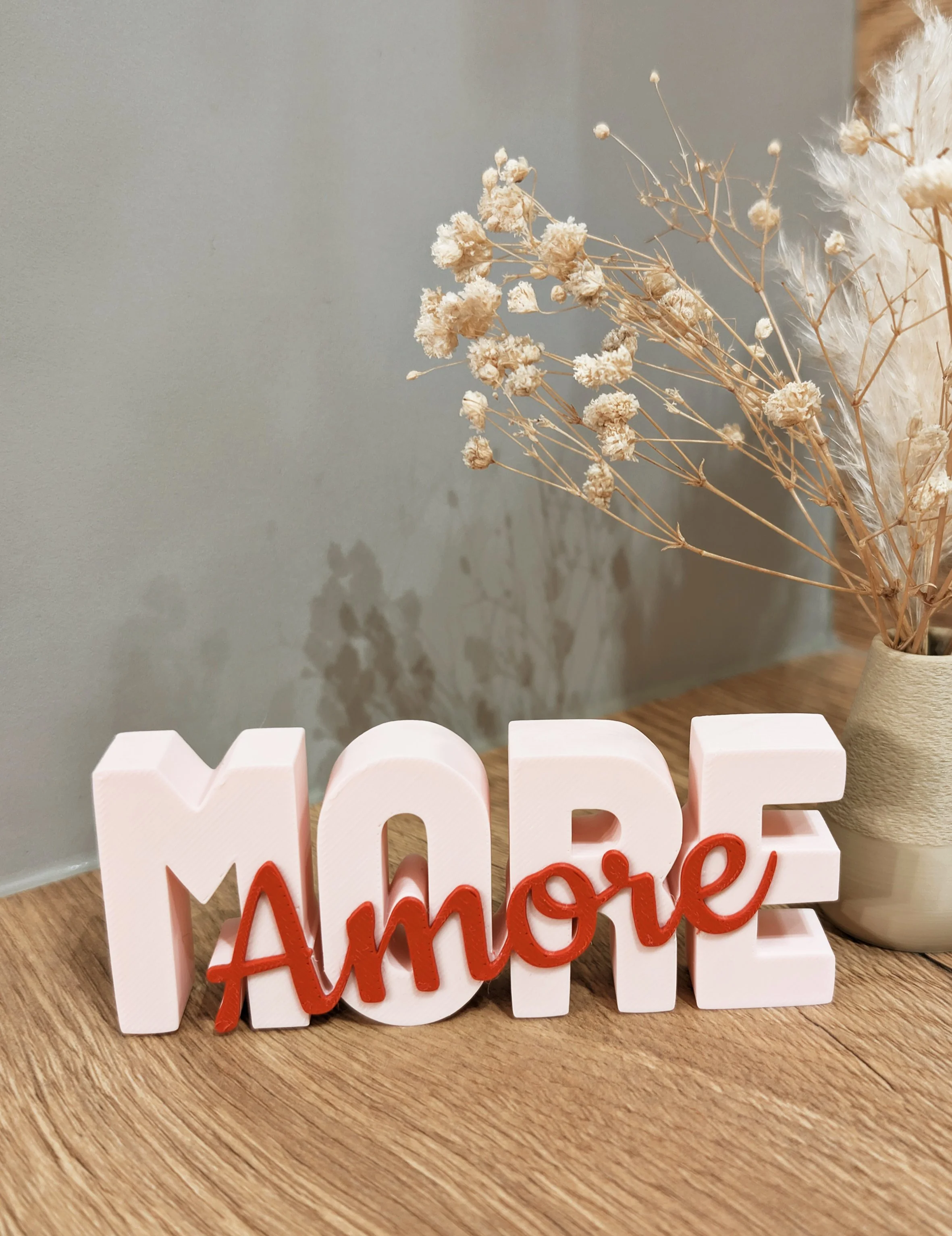 MORE Amore – Wortdeko