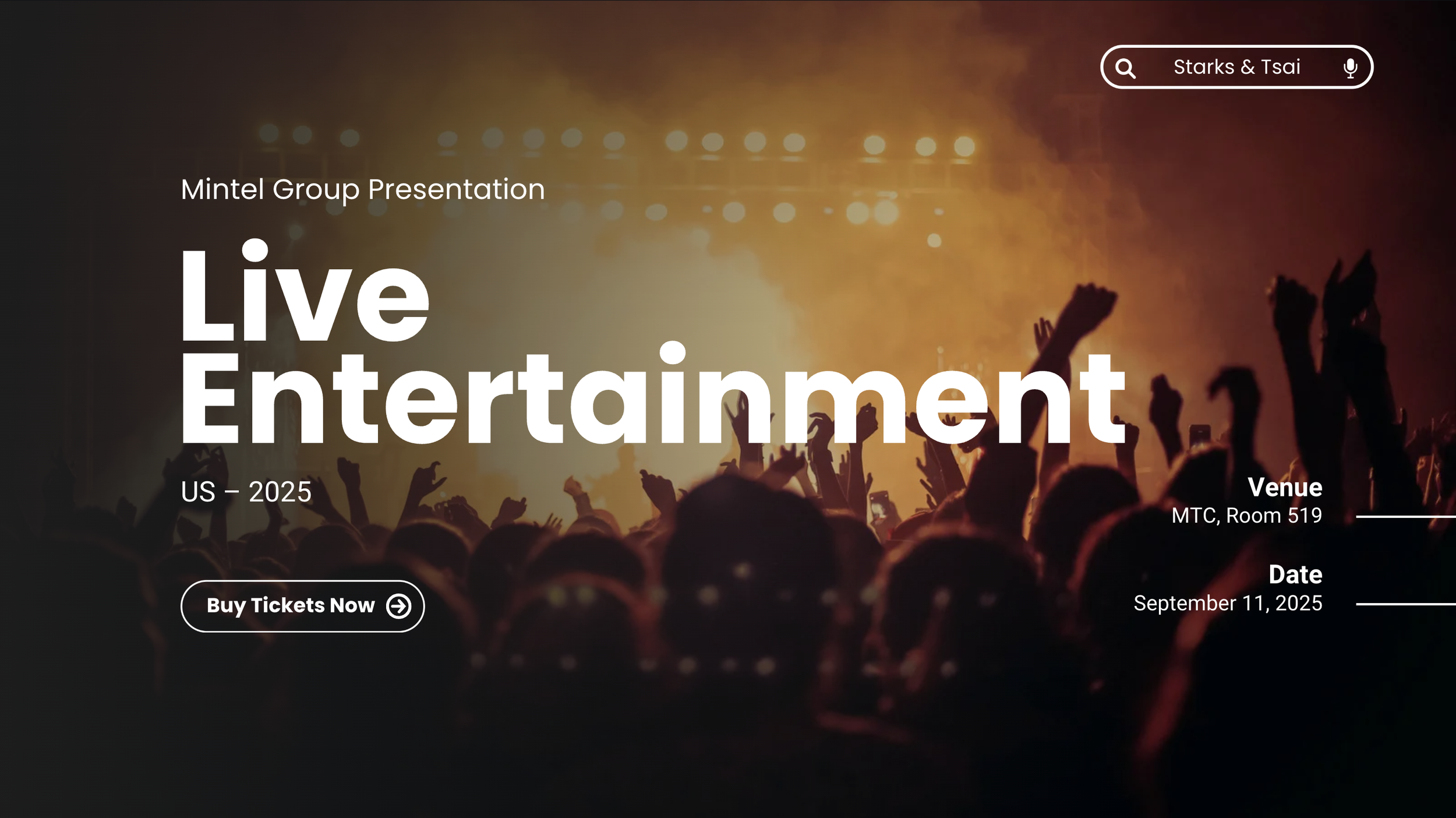 PRCC1-GC - 1900: Mintel: Live Entertainment – US – 2025