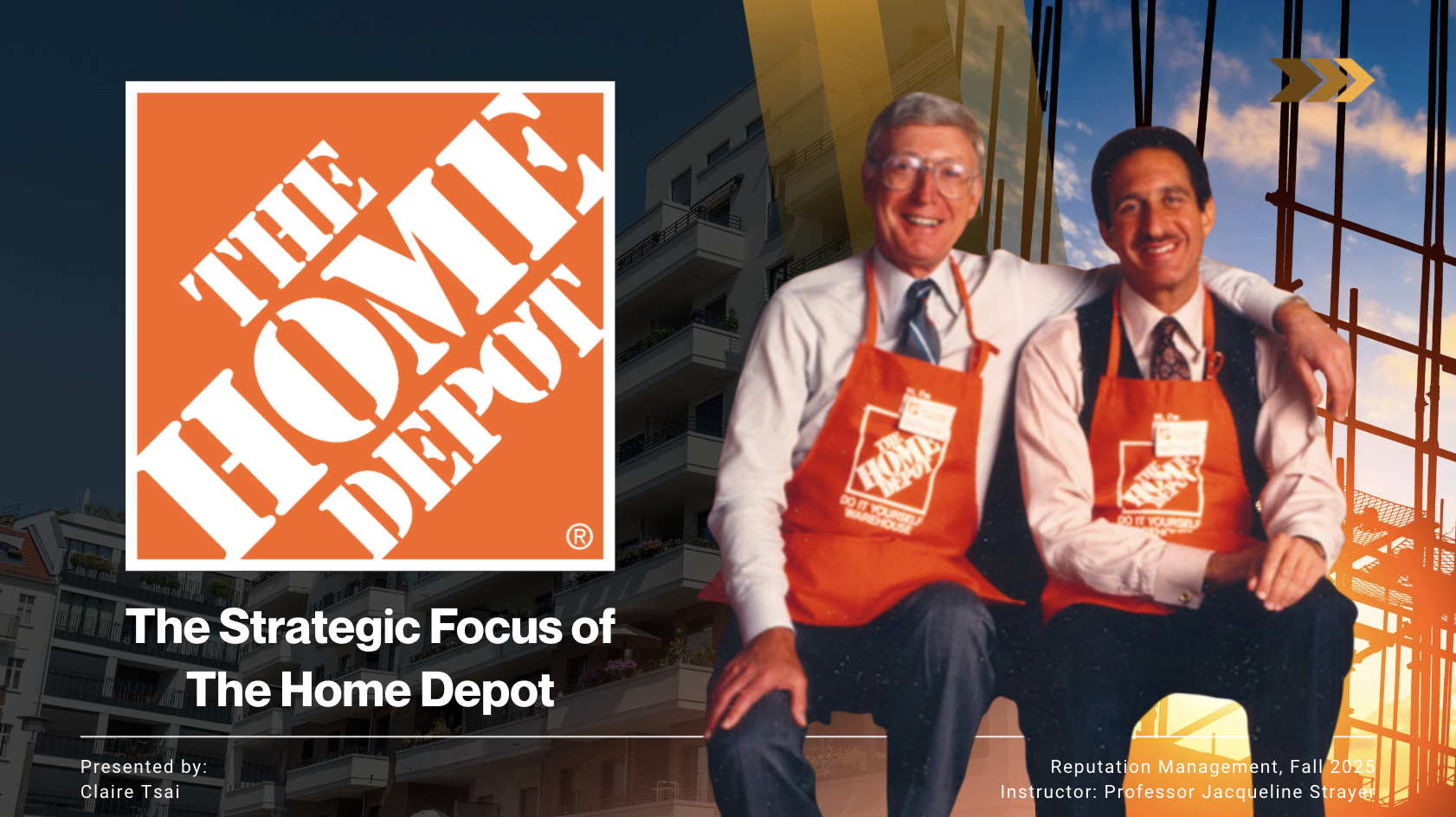 PRCC1-GC - 2160: The Strategic Focus of The Home Depot