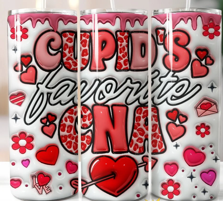 Cupid's favorite CNA-20 oz tumbler