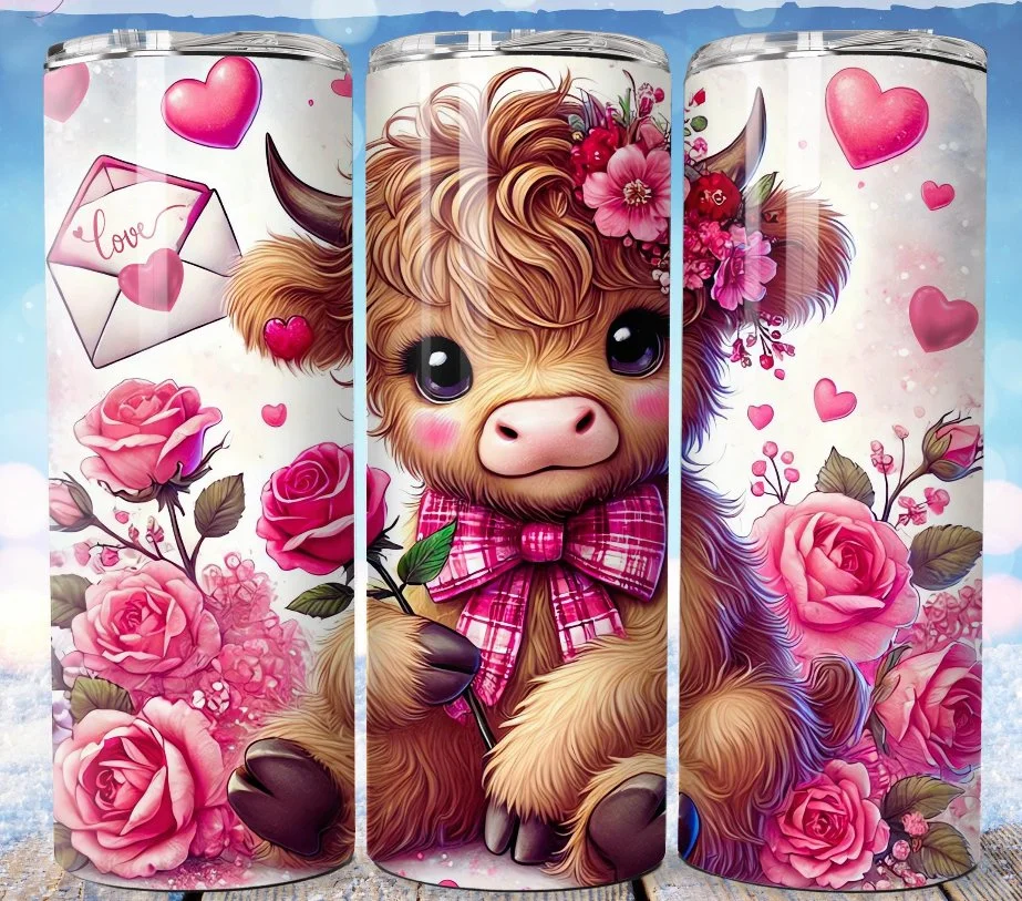 rose pink baby cow-tumbler