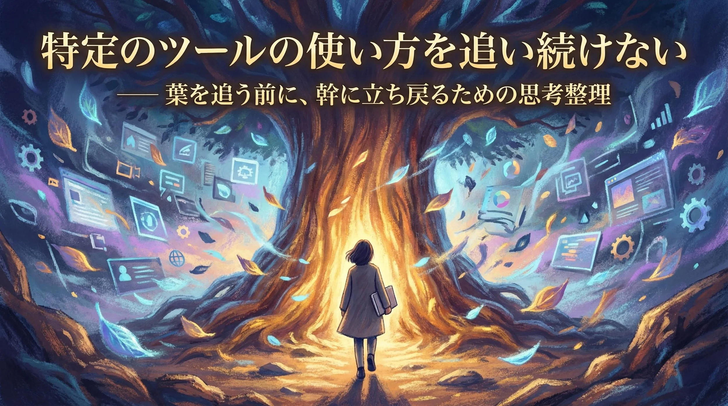 特定のツールの使い方を追い続けない