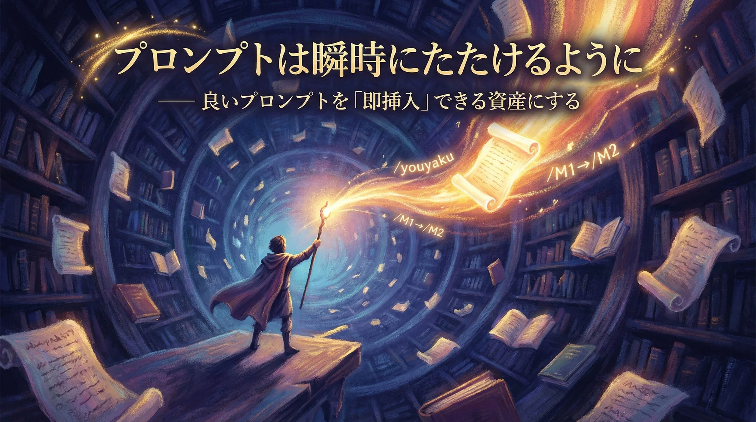 プロンプトは瞬時にたたけるようにのアイキャッチ画像