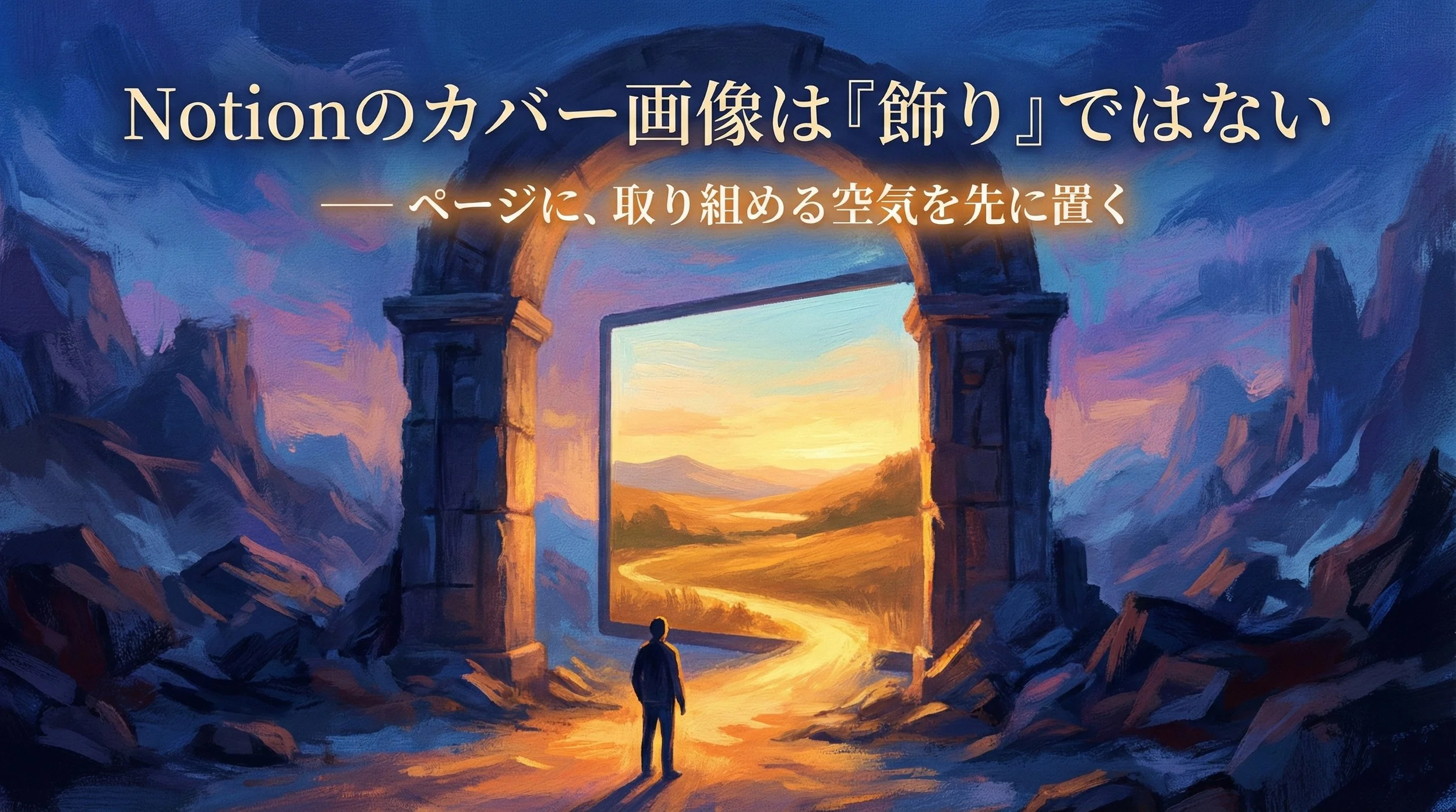 Notionのカバー画像は「飾り」ではない