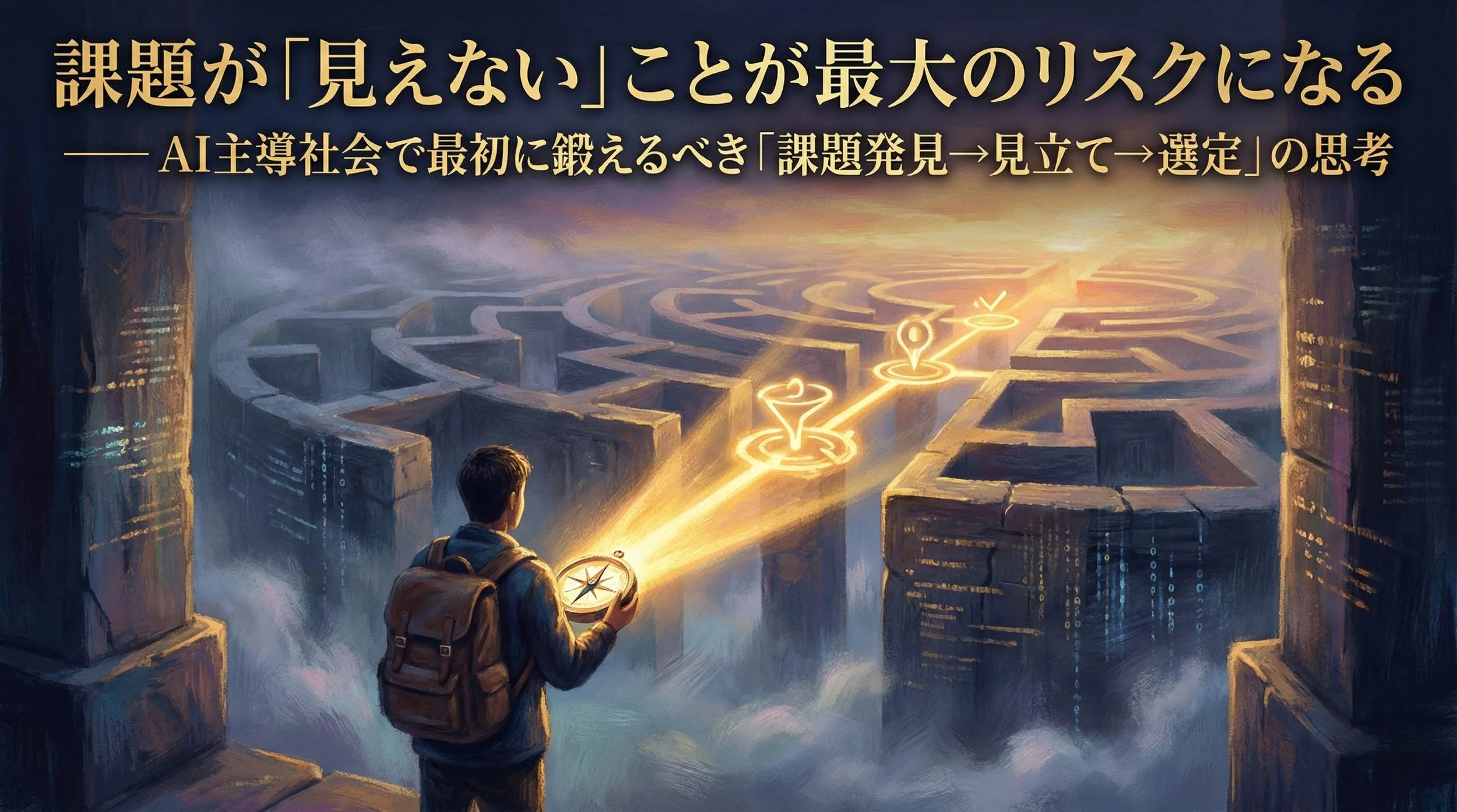 課題が「見えない」ことが最大のリスクになるのアイキャッチ