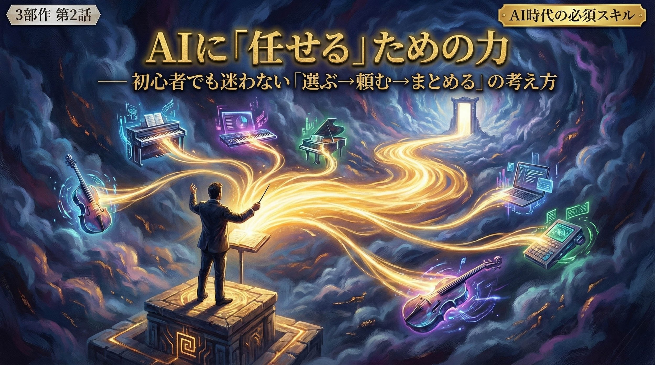 AIに「任せる」ための力のアイキャッチ画像