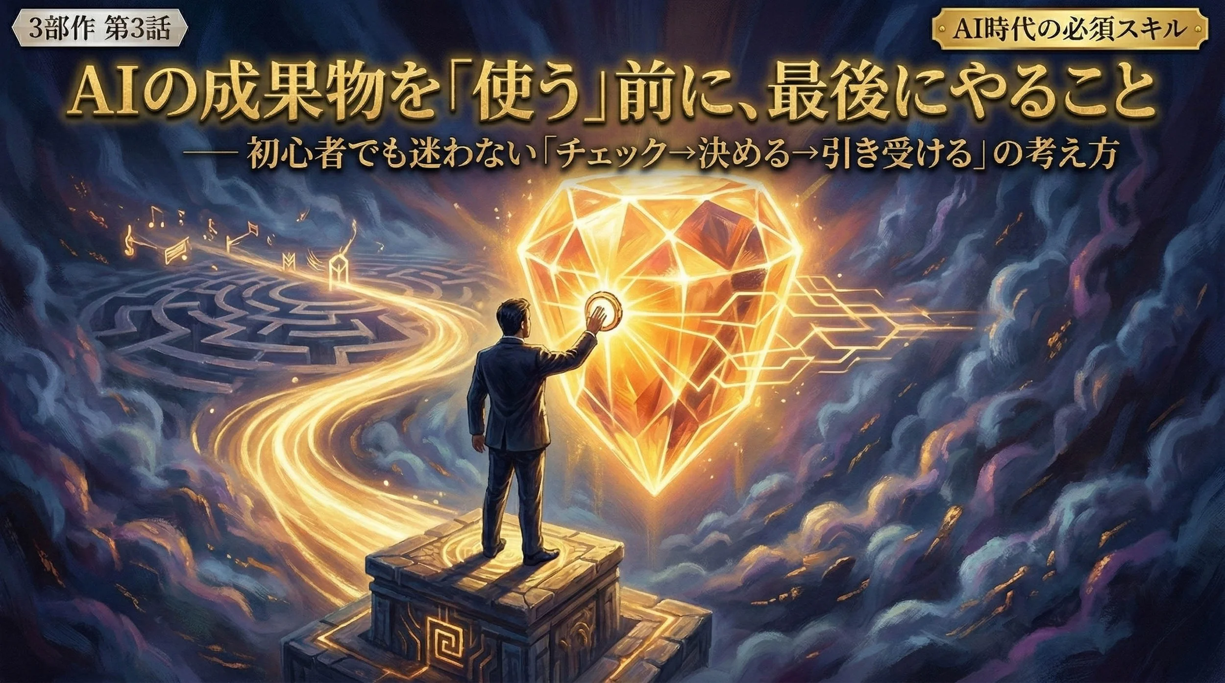 AIの成果物を「使う」前に、最後にやることのアイキャッチ