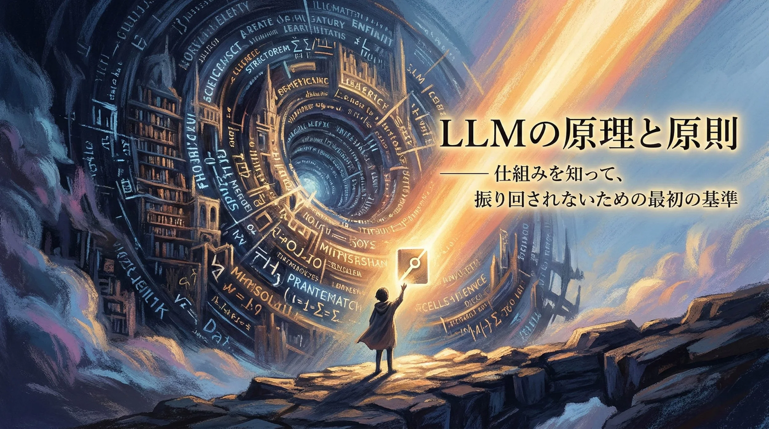 LLMの原理と原則のアイキャッチ