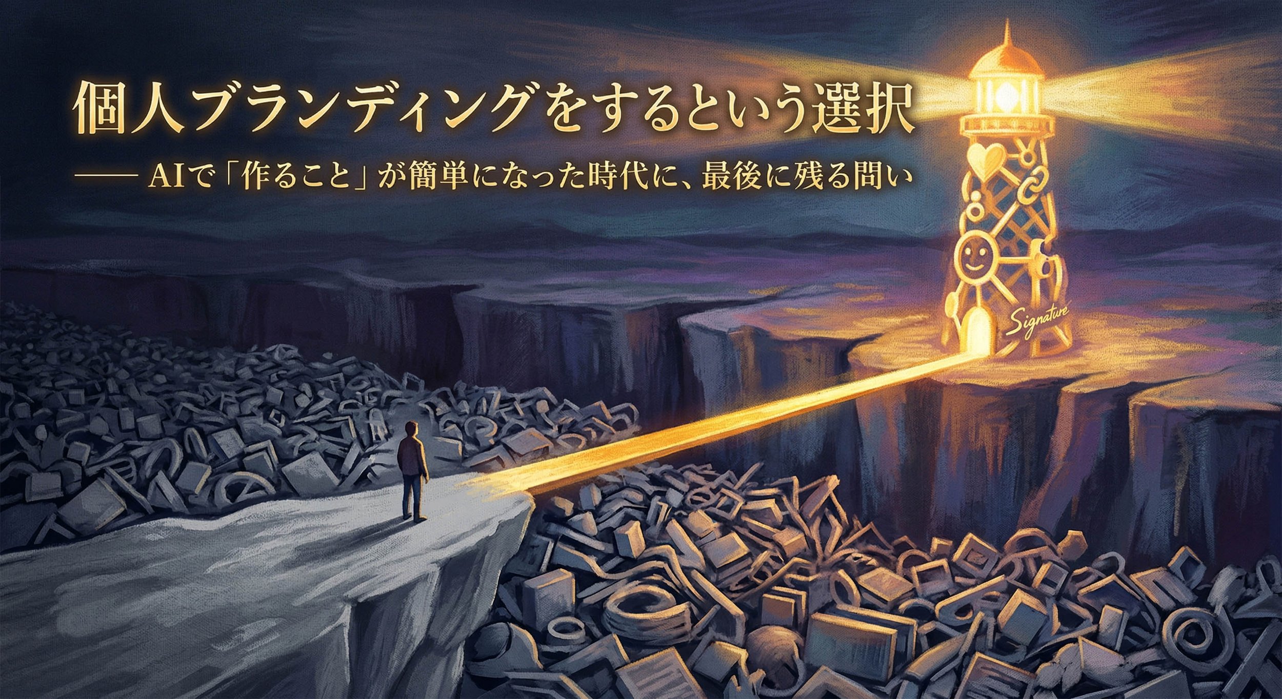 個人ブランディングをするという選択のアイキャッチ