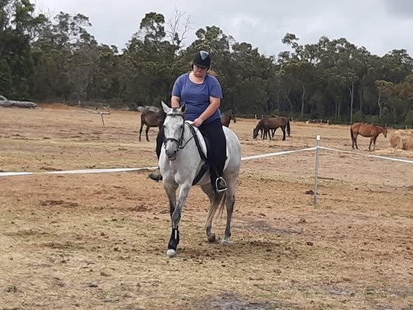 Amy training Pago for adoption