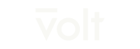 The word 'volt' written in white lowercase letters with a stylized 'v' on a black background.