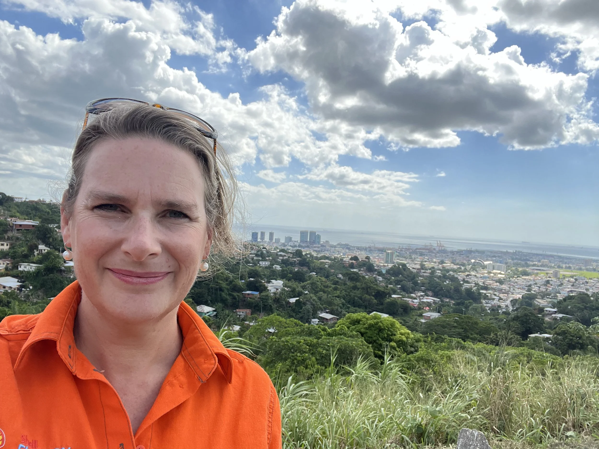 Samantha Meehan in Port of Spain, Trinidad and Tobago, 2023