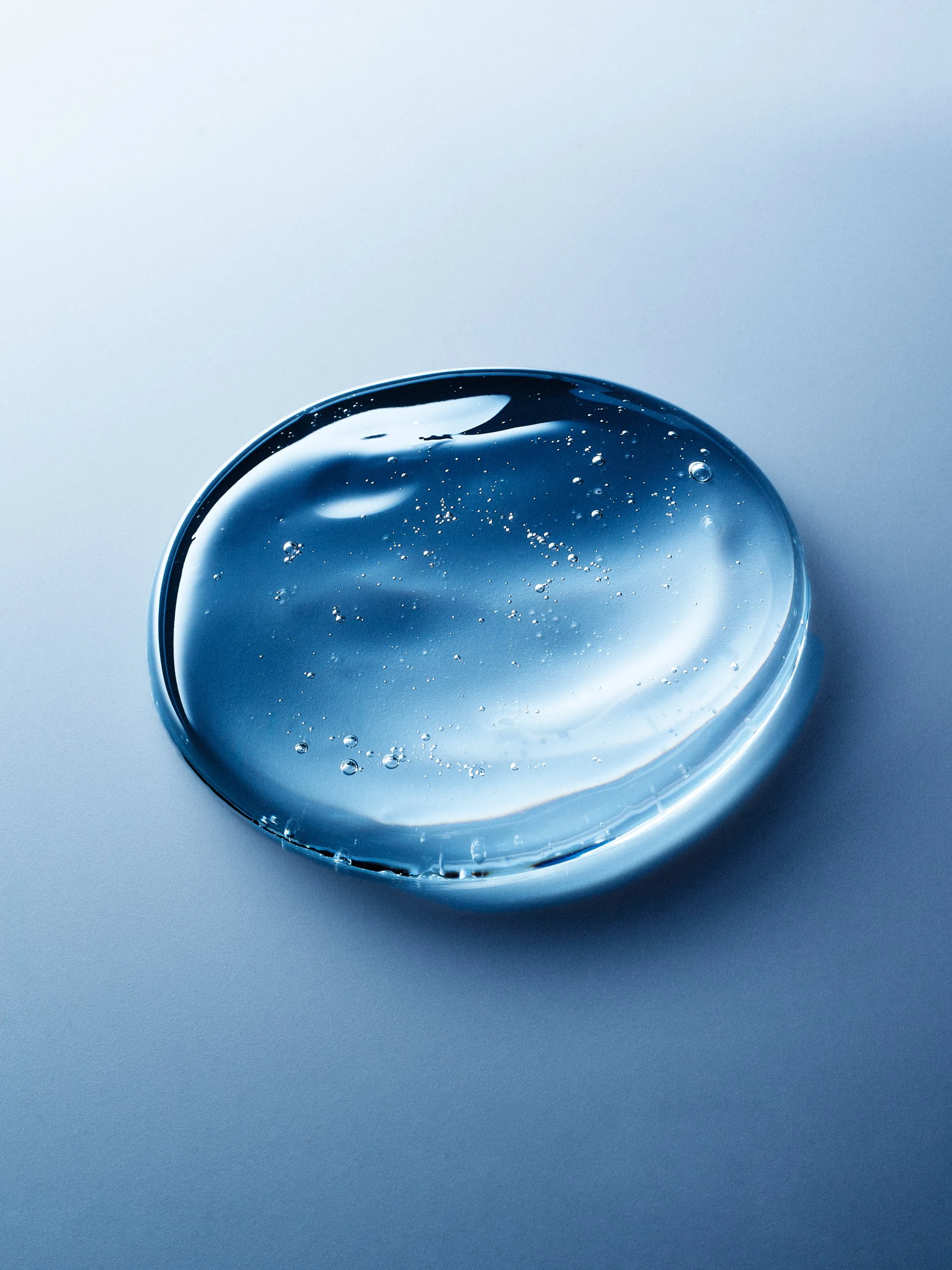 gel texture product photography