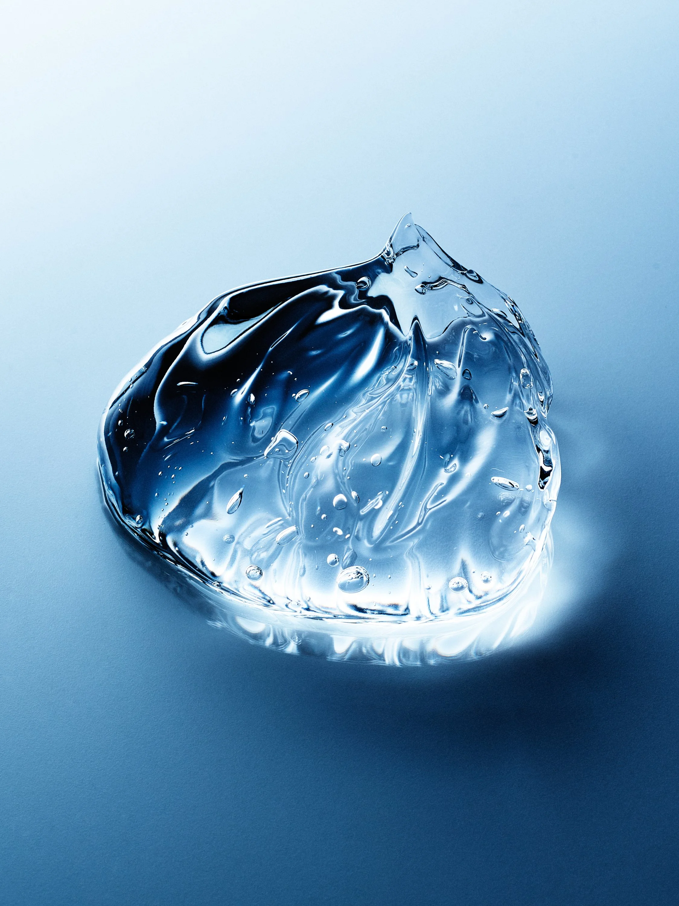 gel texture product photography
