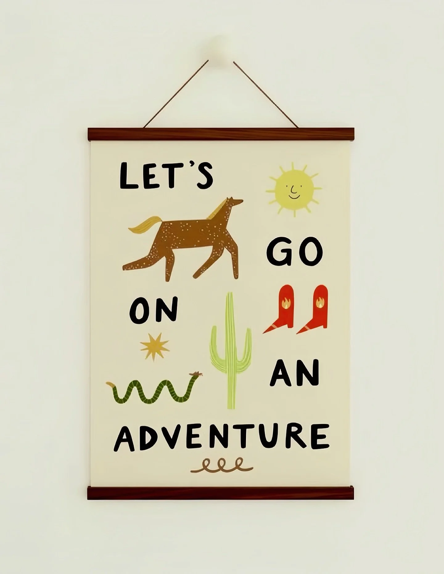 Let&rsquo;s Go On An Adventure A3 Prints Available 🌵✨

#western #kidswesternwear #kidsdecoration #countryandwestern #homedecor