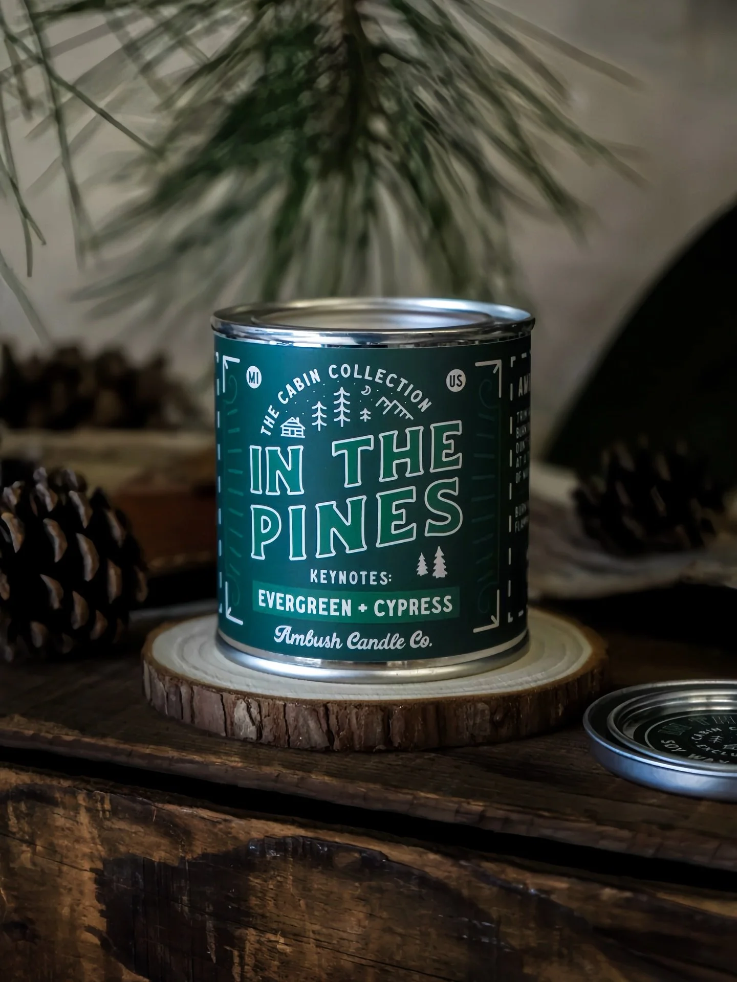 In The Pines | Evergreen + Cypress 8oz Soy Candle - For the outdoorsy kind 🌲

#candles #homedecor #homestyle #forest #outdoors