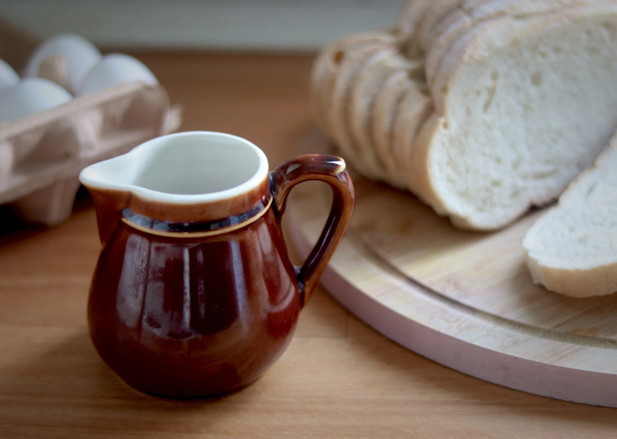 Vintage Glazed Milk Jug
