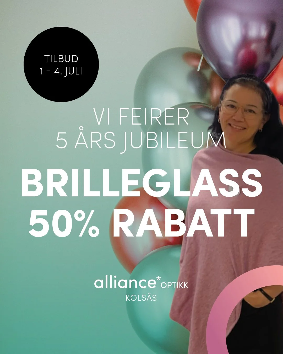 Alliance Optikk feirer 5-årsjubileum