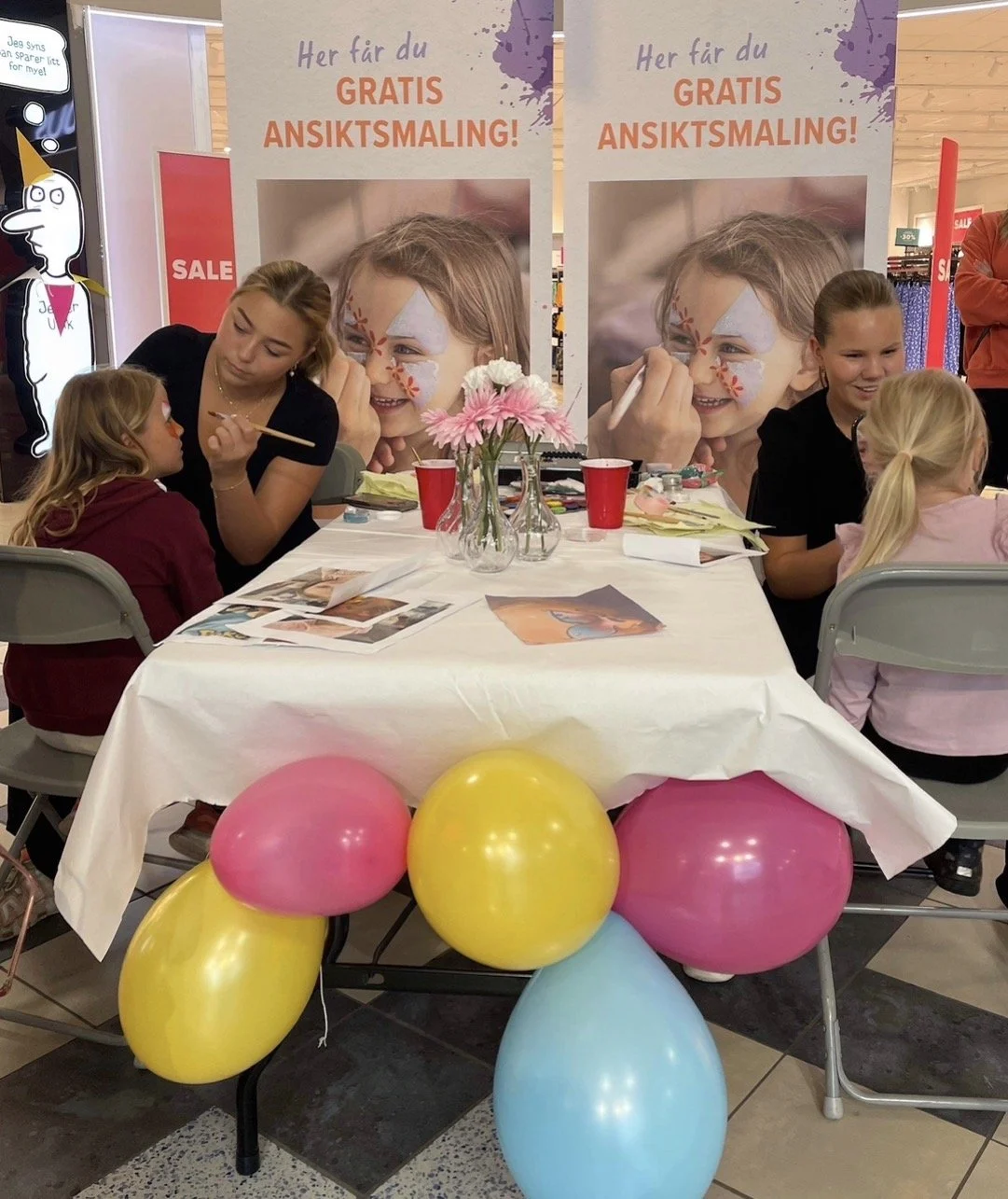 Ansiktsmaling på kolsås