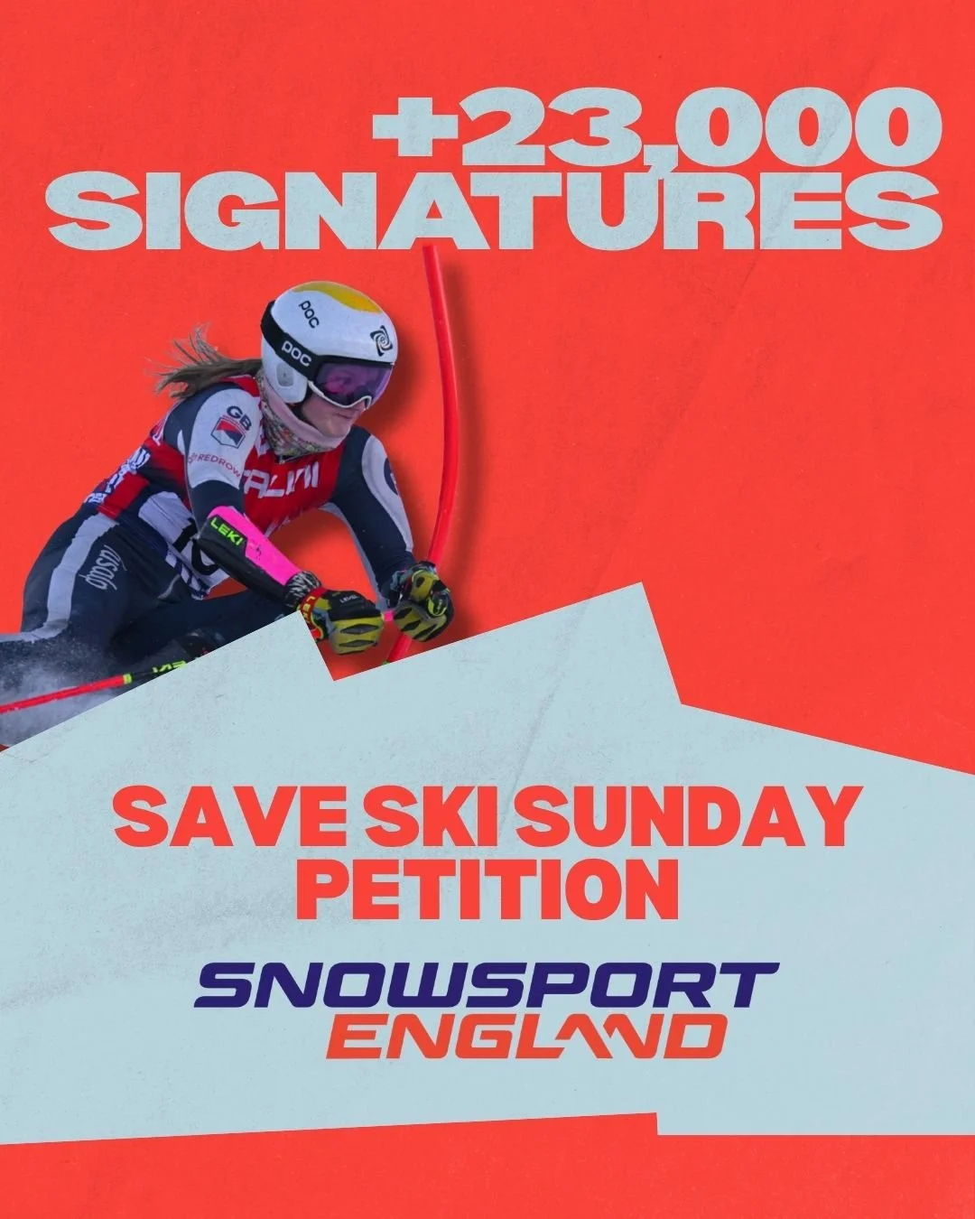 🚨 23,000 SIGNATURES, LET&rsquo;S KEEP GOING! 🚨

We&rsquo;re getting closer to bringing back Ski Sunday ⛷️📺

As @chemmyski  says:

&ldquo;The biggest worry is the next generation not seeing the mountains on the TV&hellip;&rdquo;

So please share th