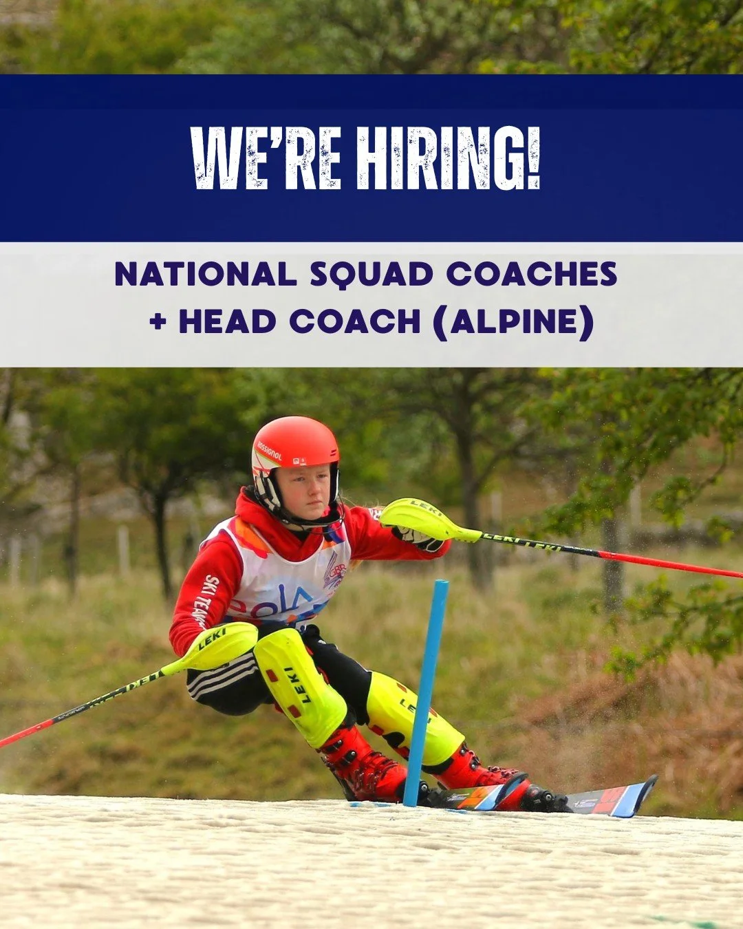 We are hiring! 📣

Following on from our Alpine Pathway consultation, Snowsport England are seeking National Squad Coaches to join our team ⛷
 
This exciting opportunity will involve leading the delivery of our Alpine Pathway, starting with a focus o