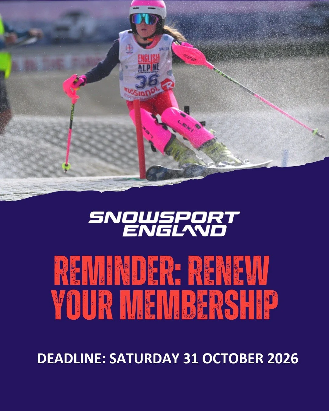 ONE WEEK TO GO! 📆

Huge thank you to everyone who has renewed their membership already. There's still time to renew before next weekend - follow link in bio 👆

Membership comes with a whole host of benefits including:

🎿 Discounts on top brands th