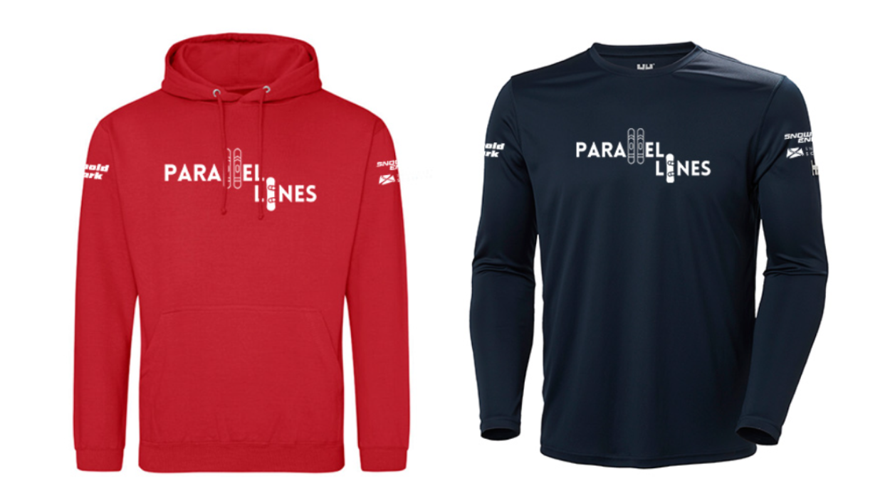Jumper and top with Parallel Lines logo