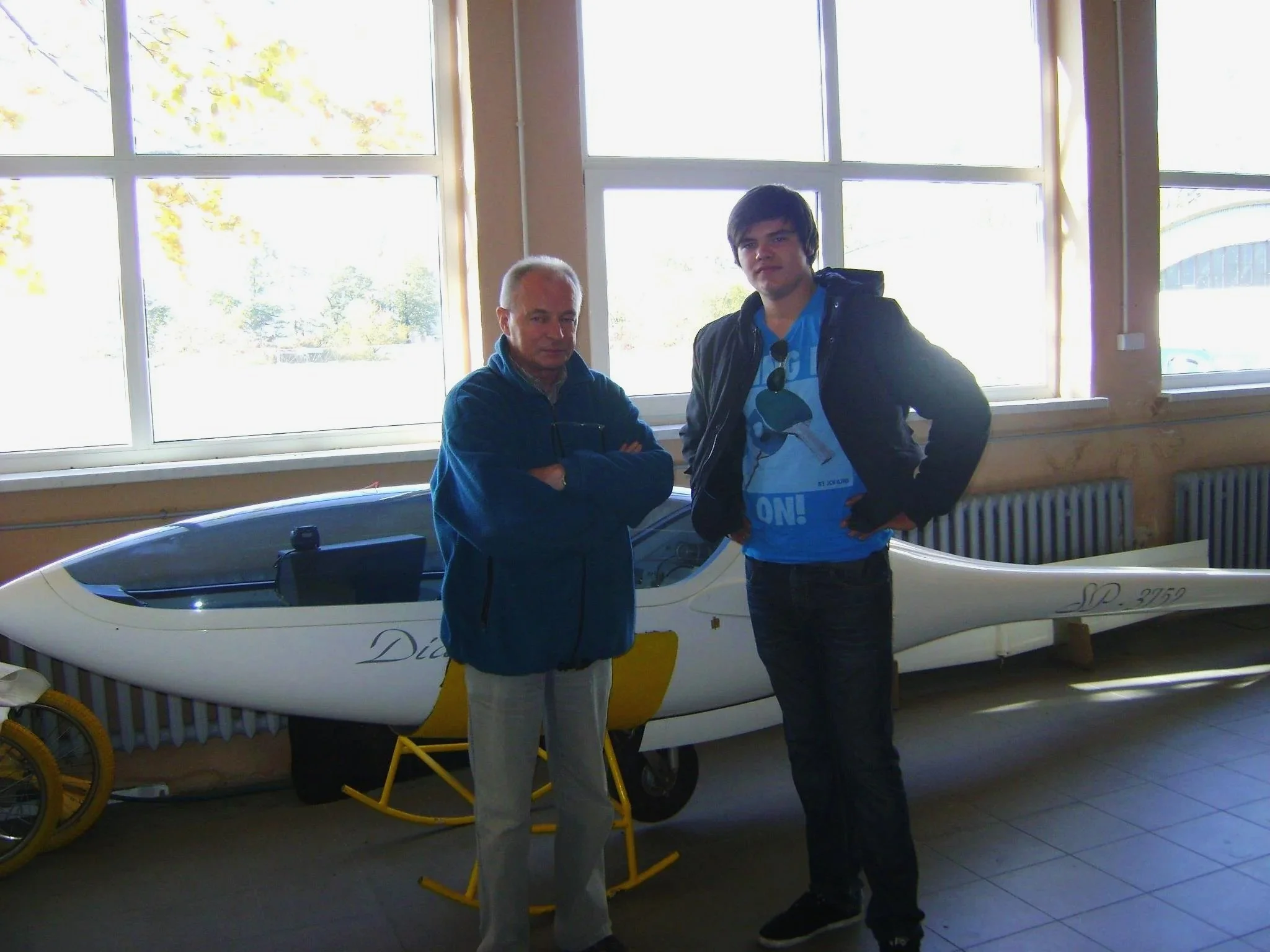 Diana, der Konstrukteur und ich