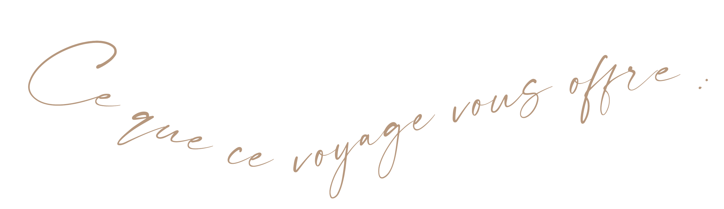 Texte en français : 'Ce que vous aimez vous attire' écrit en cursive