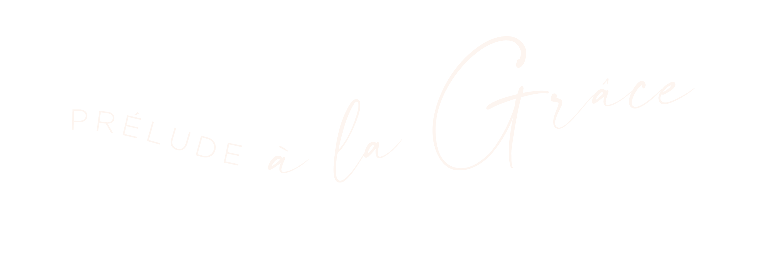 Logo écrit en lettres blanches sur fond noir : "Prélude à la Grâce" avec une police cursive élégante pour "la Grâce" et une police plus simple pour "Prélude à".