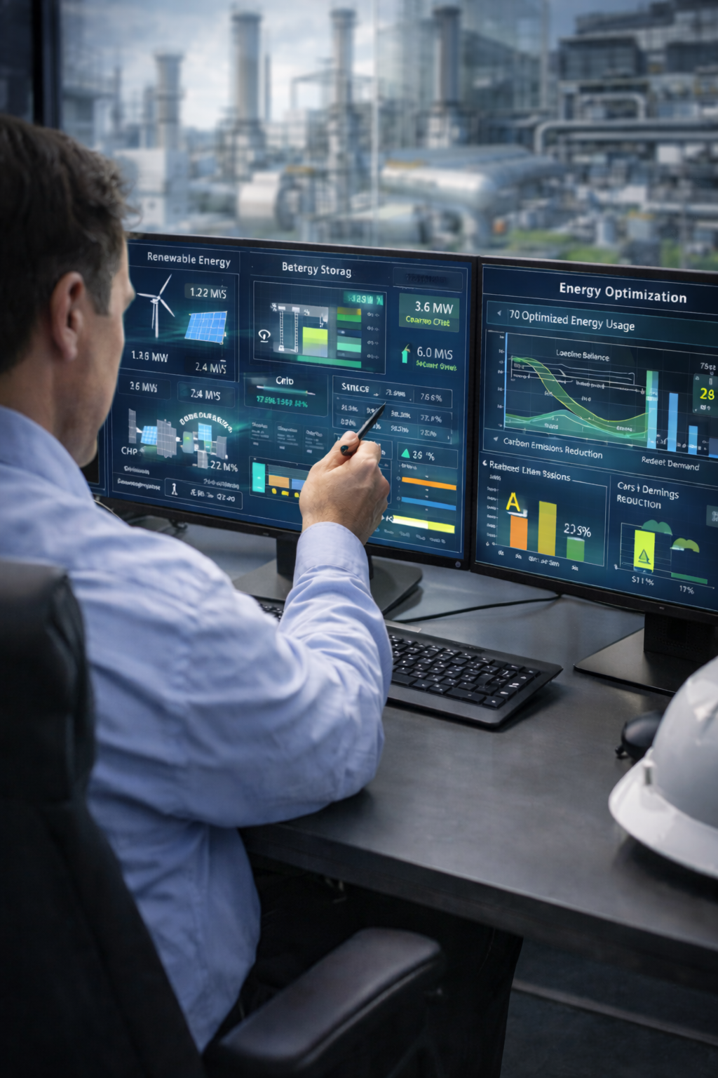 Energy performance analysis and monitoring for industrial energy systems
