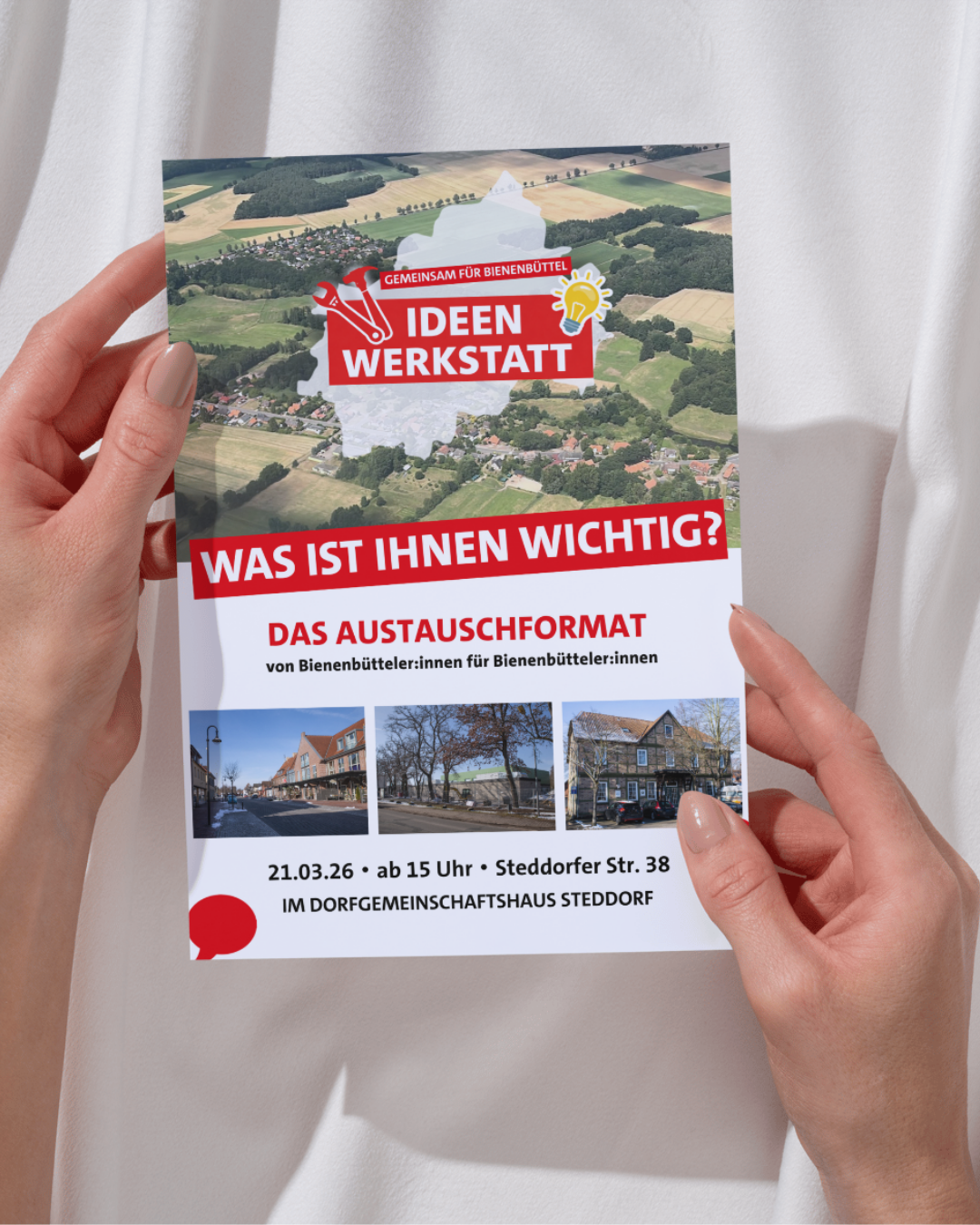 "Ideenwerkstatt" Flyerkampagne SPD Bienenbüttel