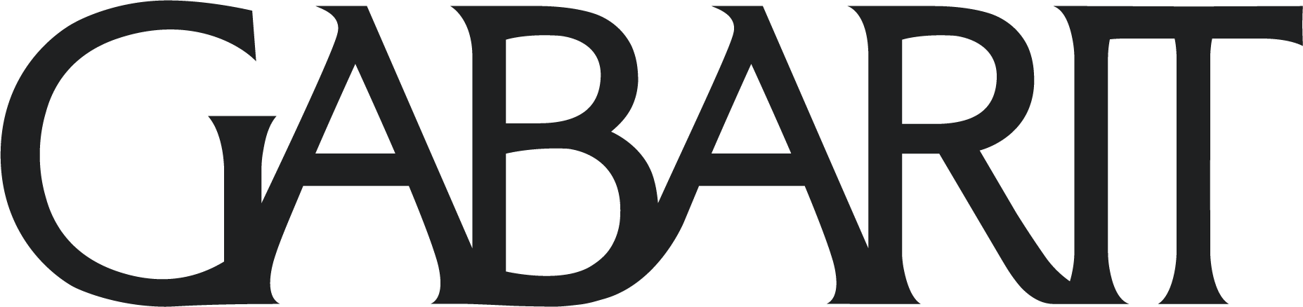 Logo de l’agence GABARIT accompagnant les entrepreneurs créatifs dans l’élaboration de leur identité par l’utilisation de nos spécialités : la communication, le marketing, le design, le graphisme ainsi que la création photo et vidéo.