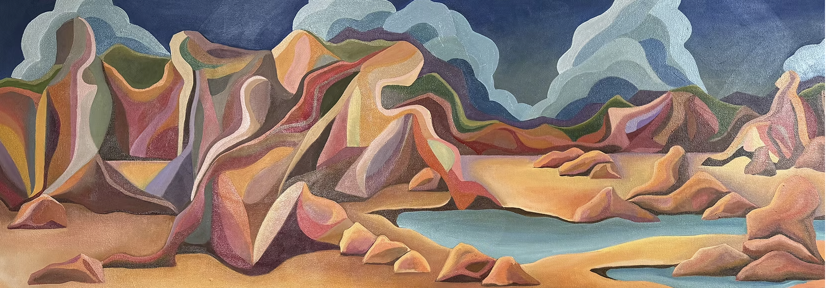 'Topography of Presence' Original Artwork by Kathryn Junor