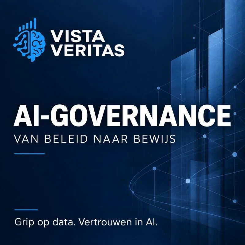 Vista Veritas Data &amp; AI Briefing: AI-governance verschuift van beleid naar bewijs.