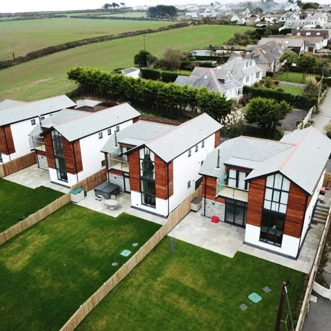 Four properties in Trevone, Cornwall