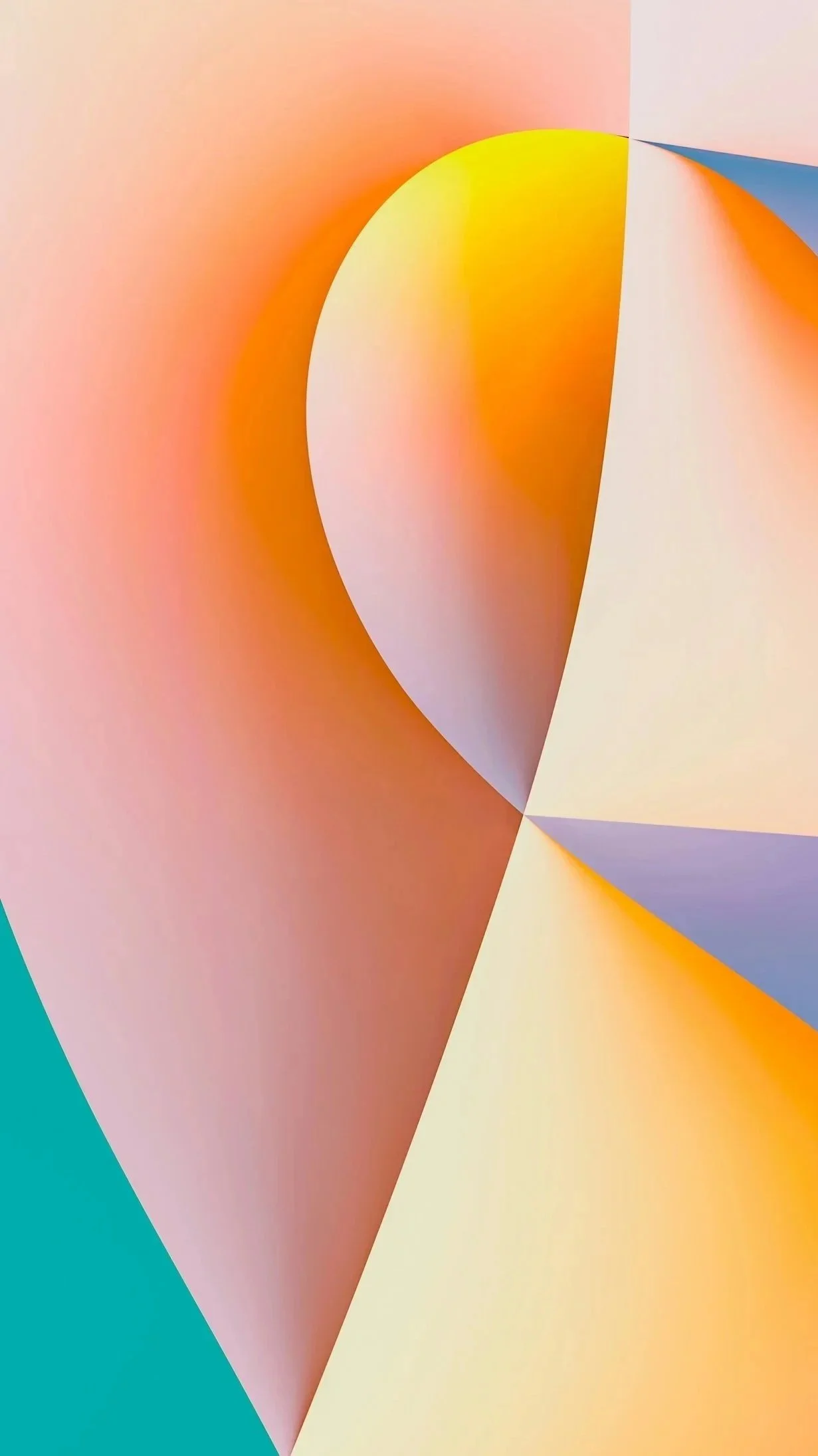 Abstract geometric artwork representing inner light and outer projection achieved through integrative spiritual, cognitive, embodied, and strategic guidance..