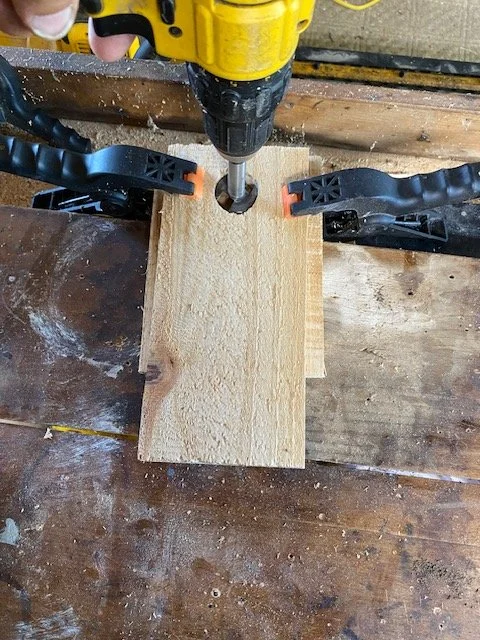 How I Cut the Entrance Hole Without Splintering the Face