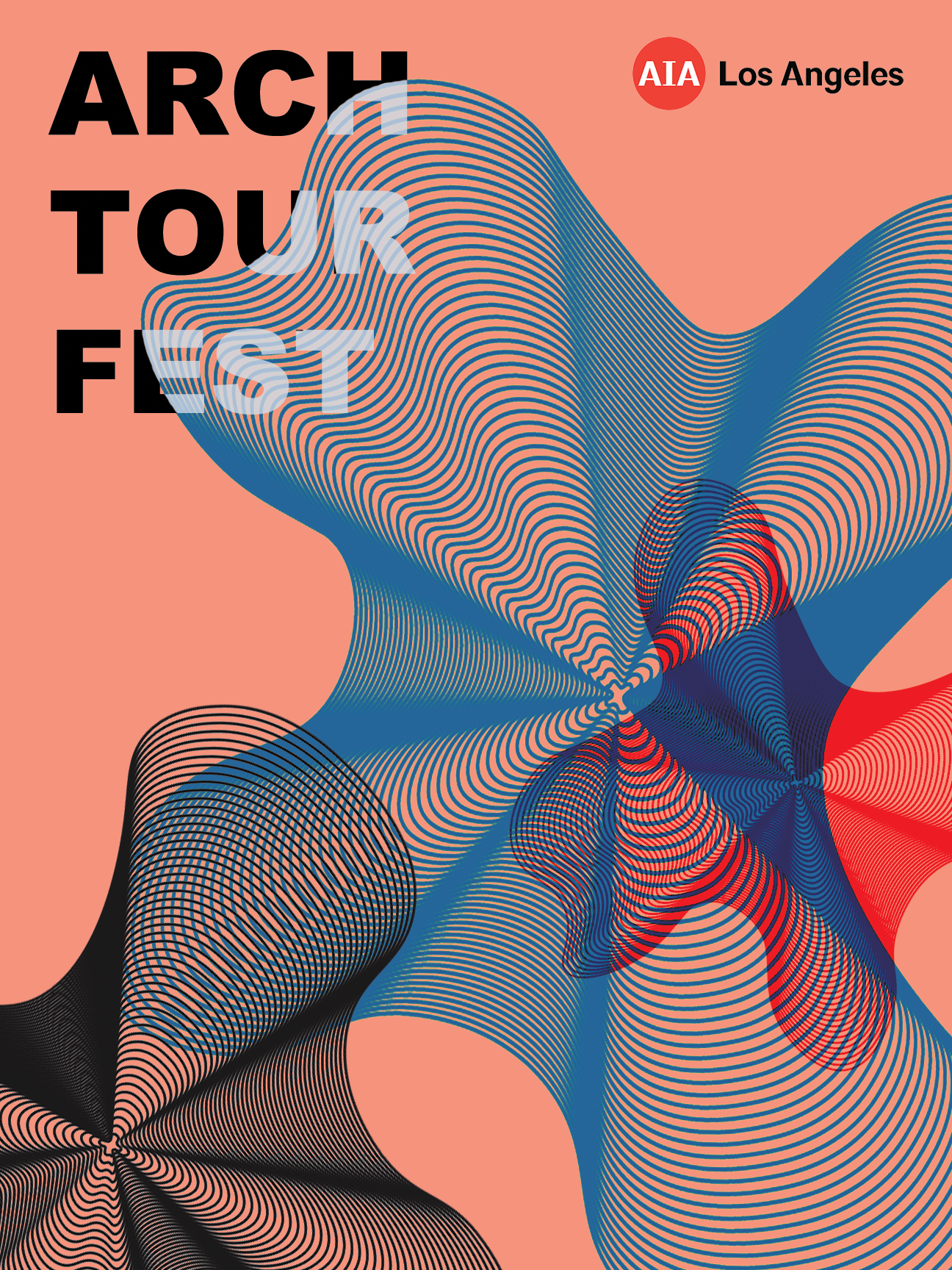 I had the wonderful opportunity of designing a poster for the American Institute of Architects, Arch Tour Festival. The festival showcases current and upcoming architecture trends and designs throughout Los Angeles
