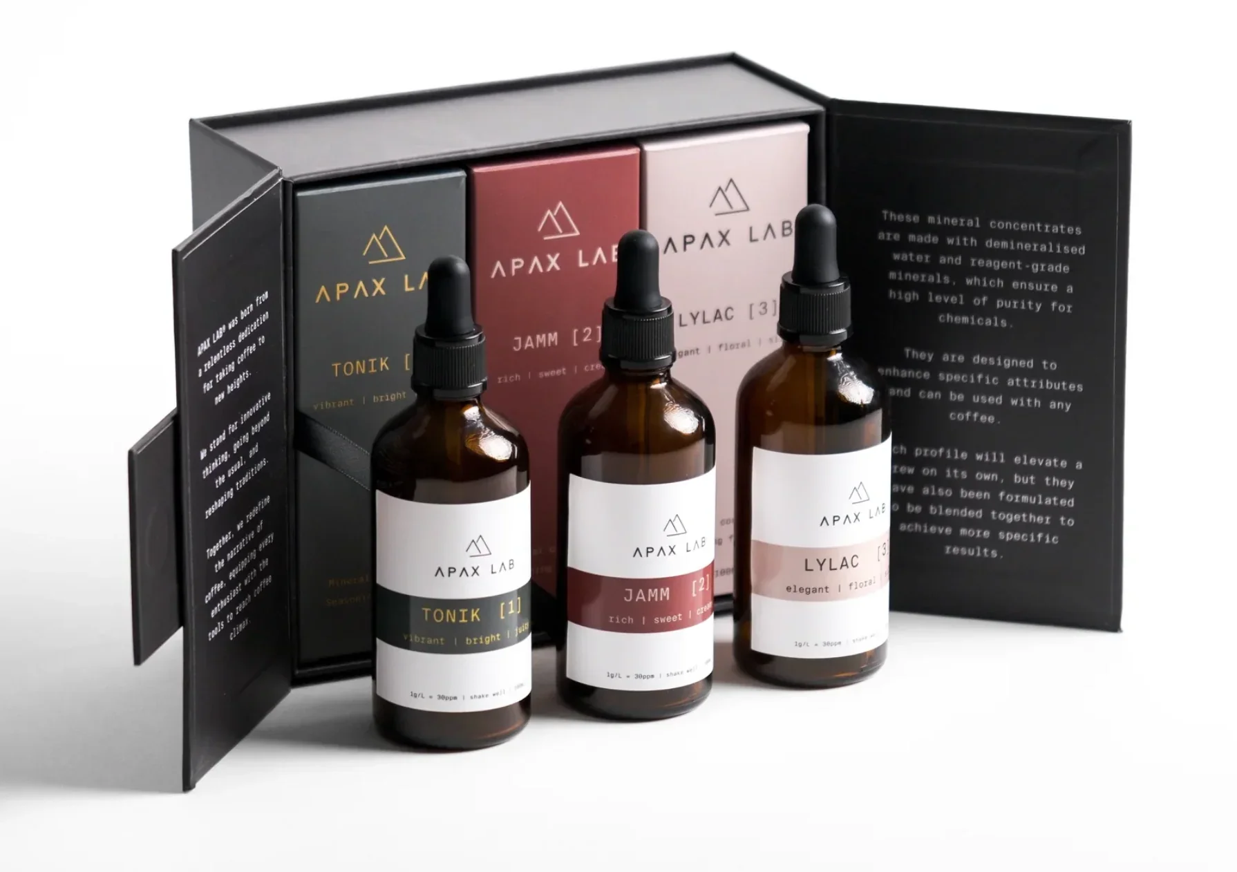 APAX LAB Water Minerals Set (3 x 100ml)