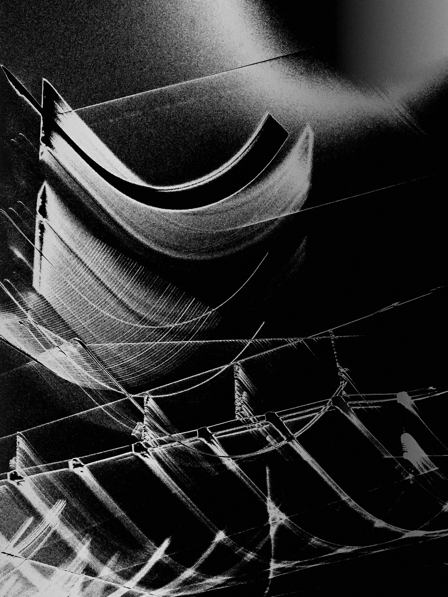 tristan waschkowitz when order becomes chaos  schwarze und weiße schlieren ordnung von ampeln