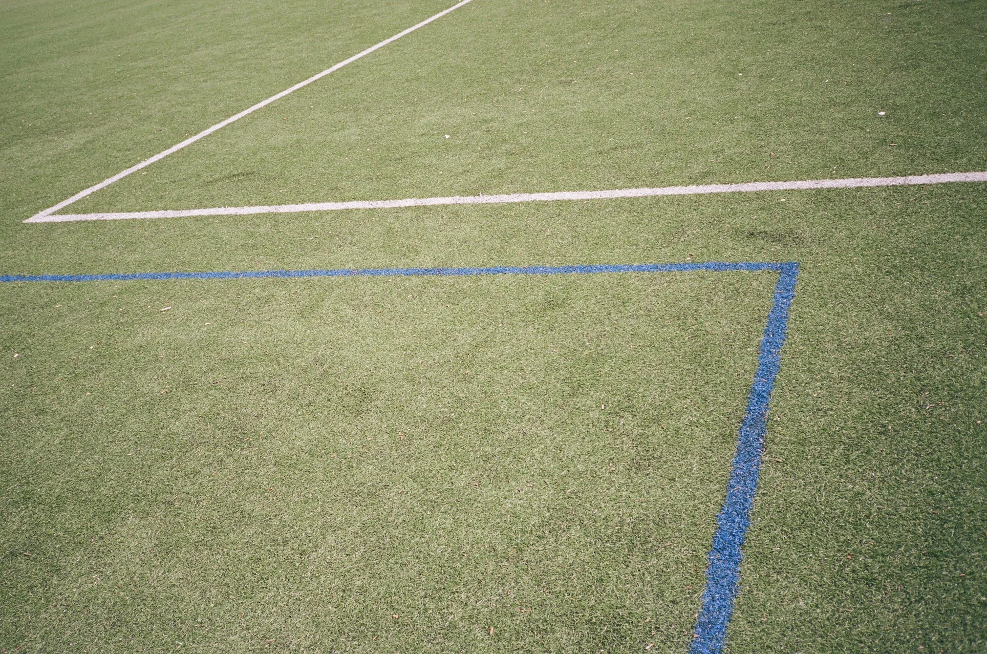 Jan Steuer neues sehen Fußballfeld Ecken Linien