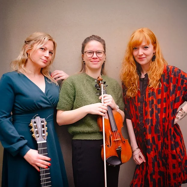 Huisconcert Symfonie voor Snaren en Garnalen samen met muzikanten Hannah Van Laere en Stephanie Focquet
