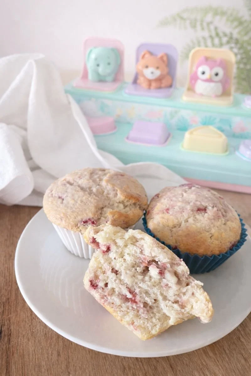 Raspberry and Coconut Muffins