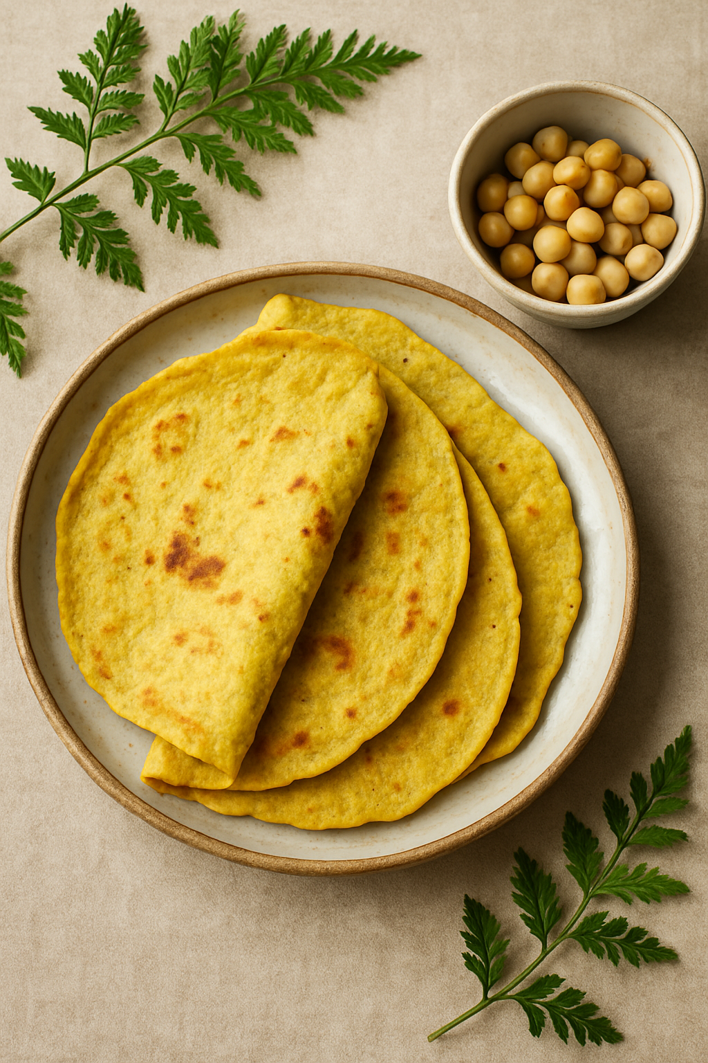 Chickpea Crêpes