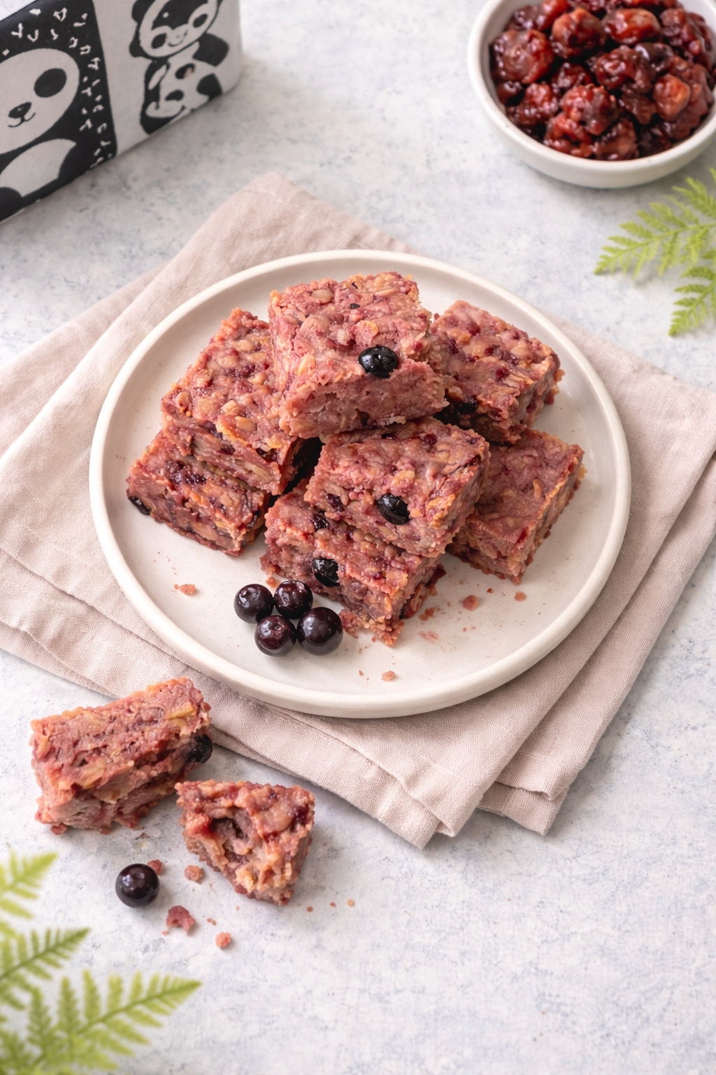 Stewed Plum & Oat Snacks