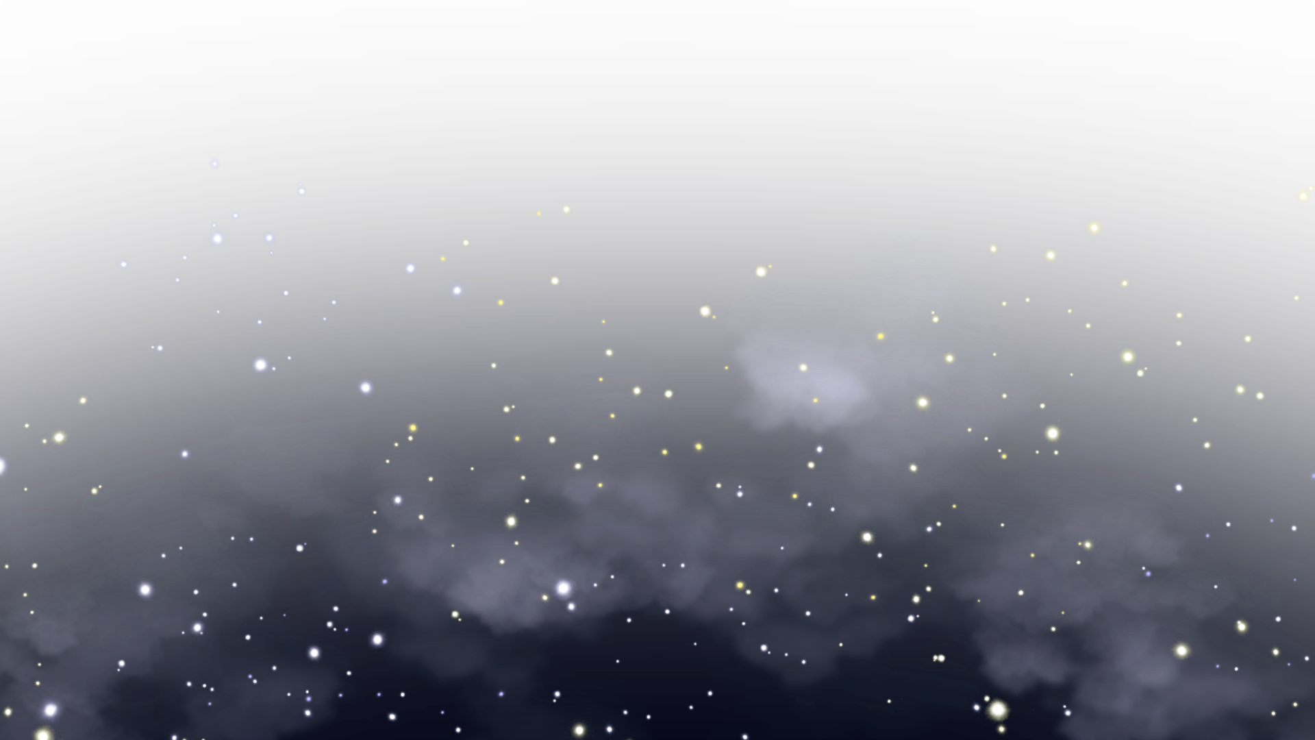 Night sky with numerous stars and some clouds.