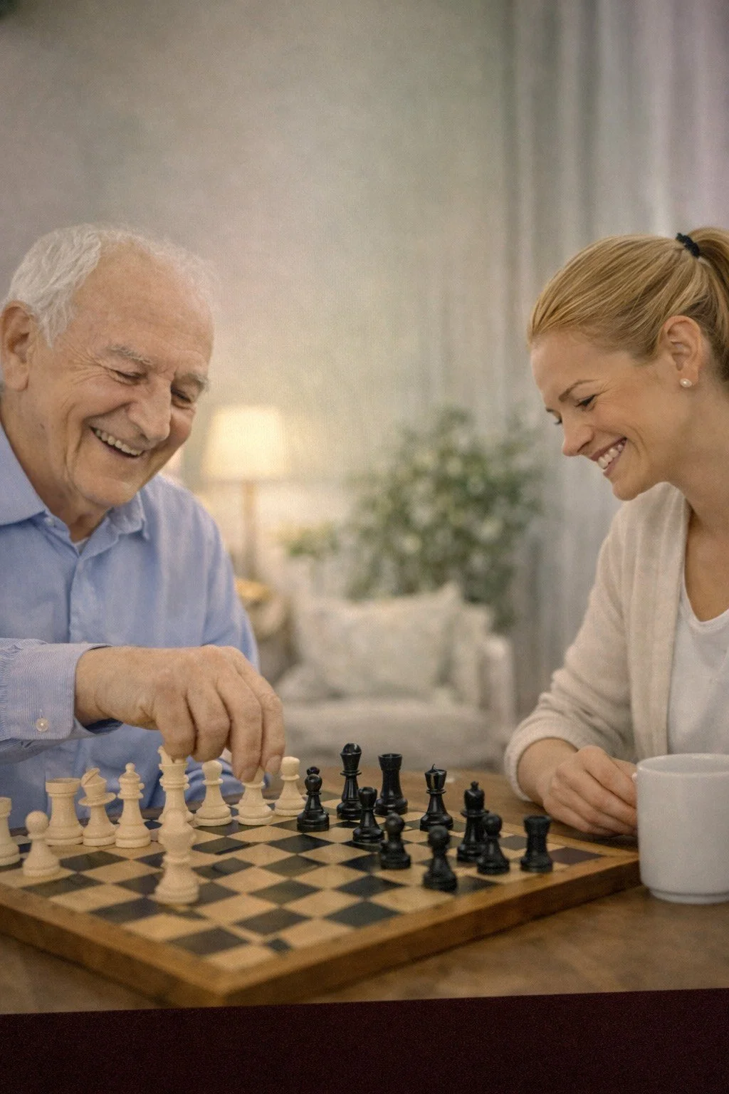 Sosialt samvær og aktivitet som del av besøksvenn i hverdagen