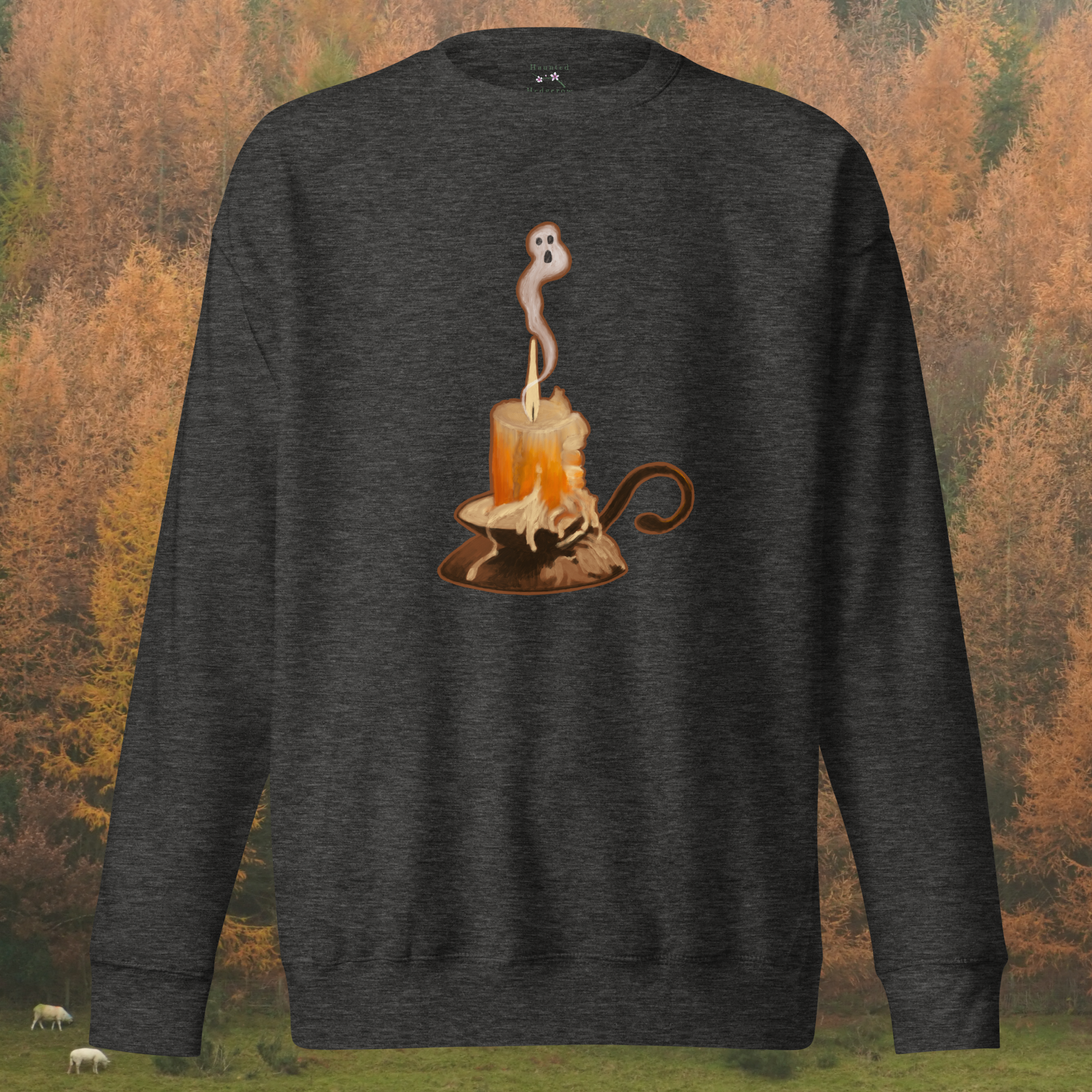 Ghost Candle unisex sweatshirt