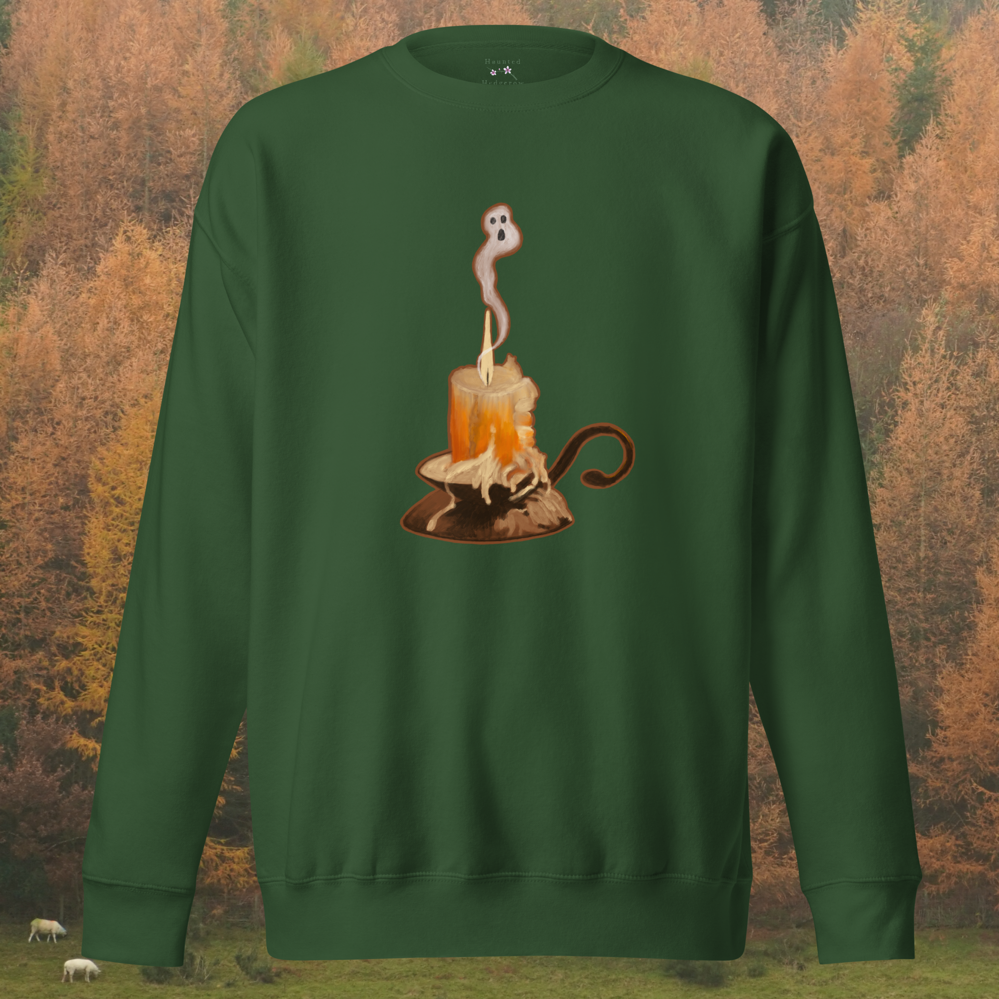 Ghost Candle unisex sweatshirt